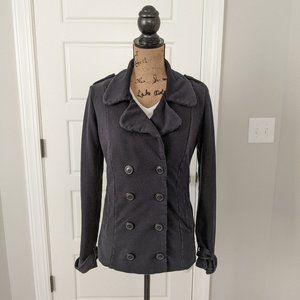 🌟 Lucky Brand Navy Double Breasted Blazer Jacket